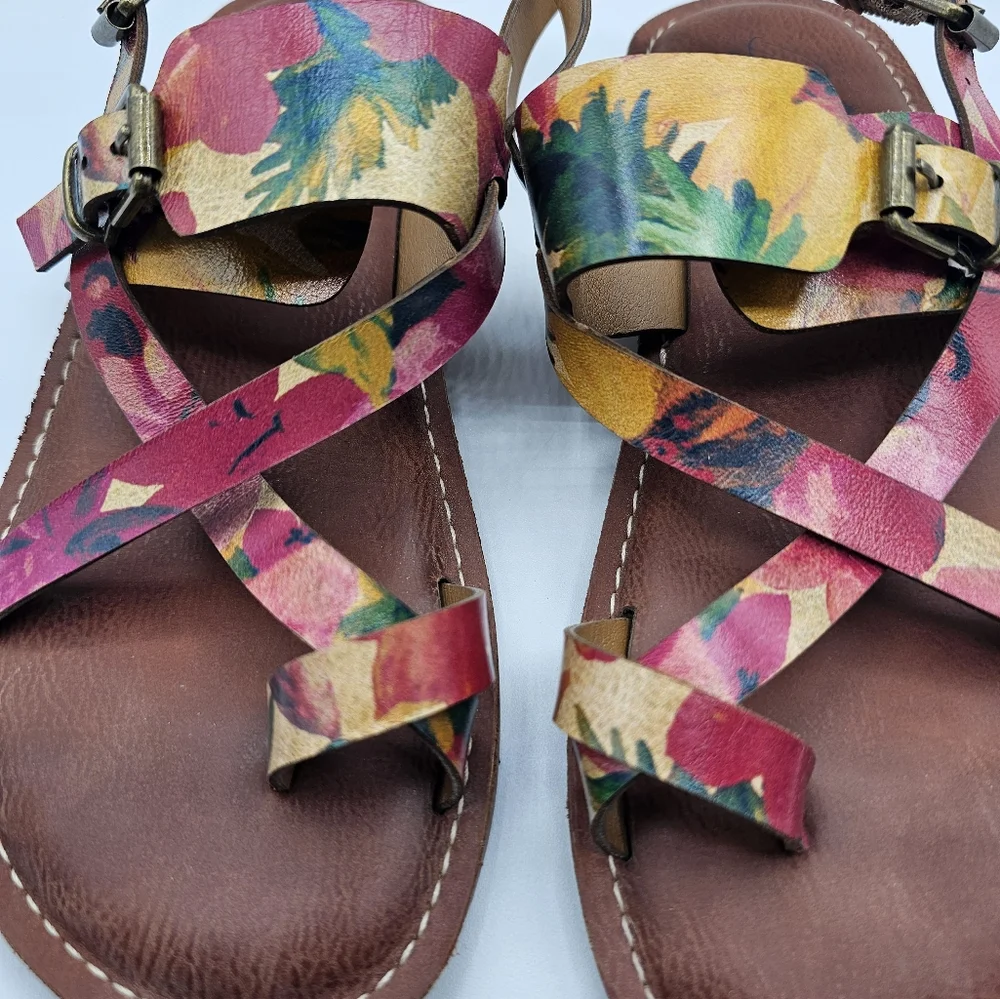 Patricia Nash Fidella Spring Multi Sandals - Picture 8 of 15